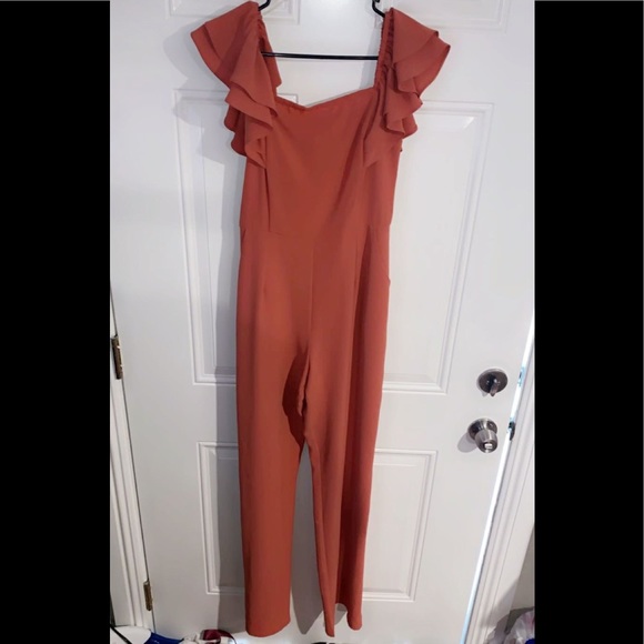 Coral Orange Jumpsuit 🔥 - Picture 4 of 4